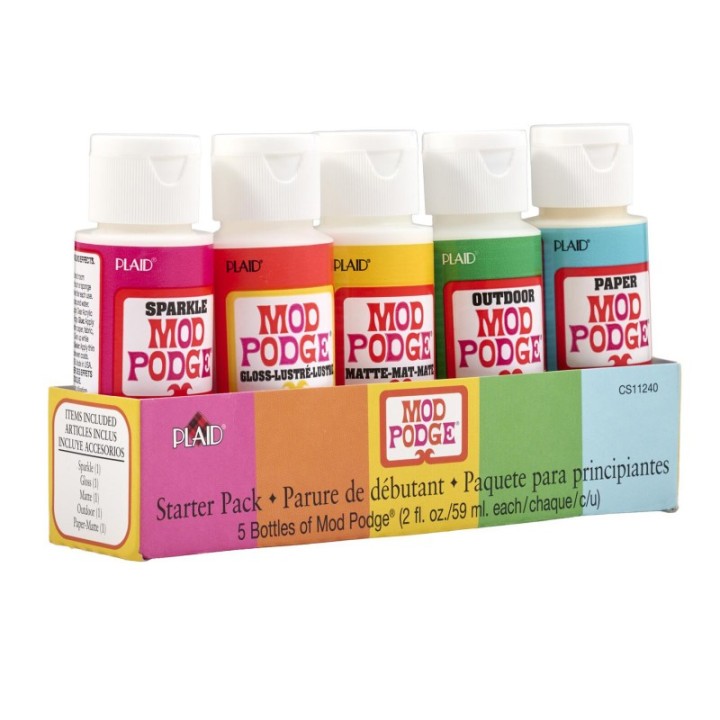 Mod Podge Decoupage Glue, Starter Set