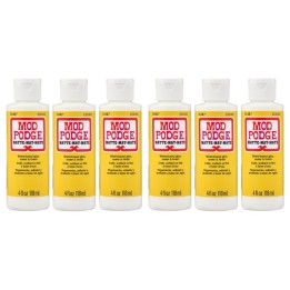 Mod Podge Decoupage Glue, Matte 4oz., Pack of 6