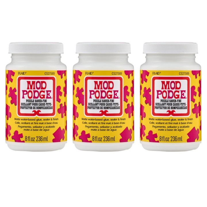 Mod Podge Puzzle Saver, Matte, 8oz., Pack of 3