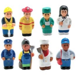 Get Ready Kids Multicultural Community Helper Figures, Set of 8