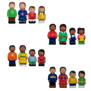 Get Ready Kids Ethnic Family Figures, Set of 16