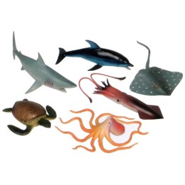 Get Ready Kids Ocean Animals Playset, Set of 6