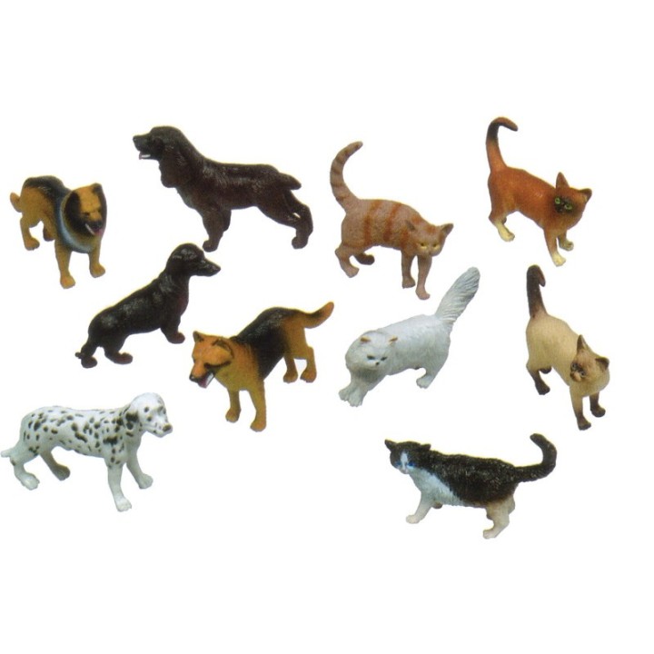 Get Ready Kids Pets Animal Playset, Set of 10