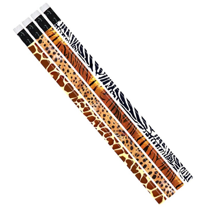 Musgrave Pencil Company Jungle Fever Assortment Pencil, Pack of 12