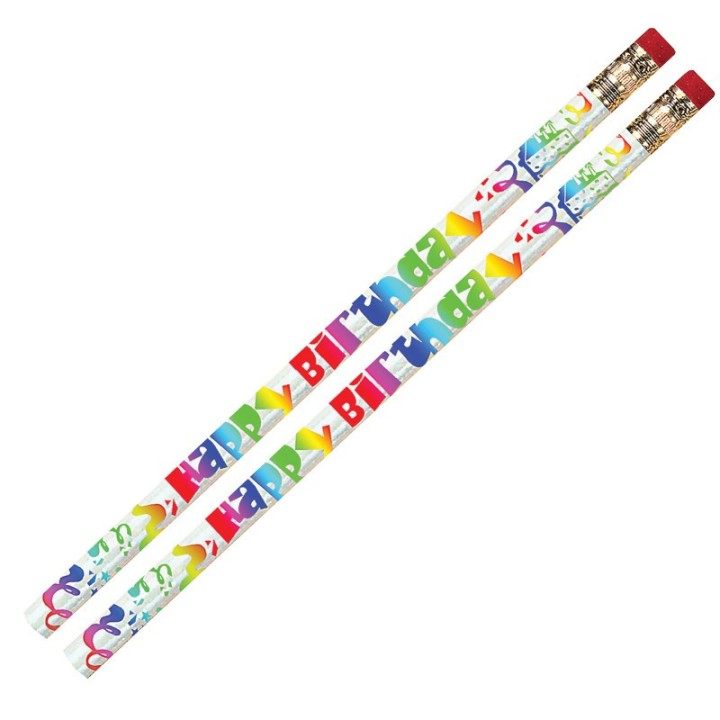 Musgrave Pencil Company Happy Birthday Fiesta Pencil, Pack of 144