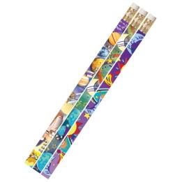 Musgrave Pencil Company Galaxy Galore Motivational/Fun Pencils, Pack of 12