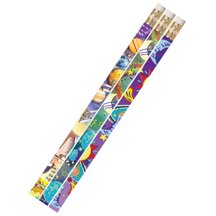 Musgrave Pencil Company Galaxy Galore Motivational/Fun Pencils, Pack of 144