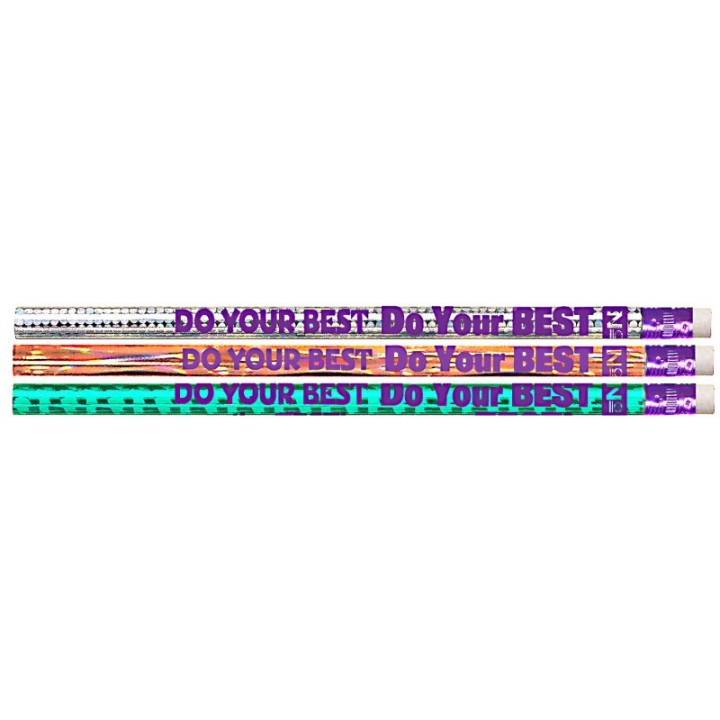 Musgrave Pencil Company Do Your Best On The Test Motivational/Fun Pencils, Pack of 144