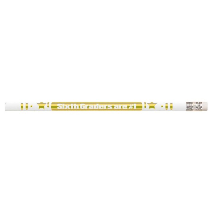 Musgrave Pencil Company 6th Graders Are #1 Motivational Pencils, Pack of 12