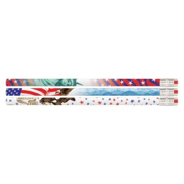 Musgrave Pencil Company America The Beautiful Motivational Pencils, Pack of 12