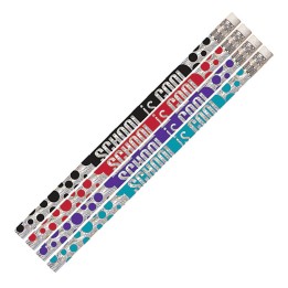 Musgrave Pencil Company School is Cool Motivational Pencil, 12 Per Pack, 12 Packs