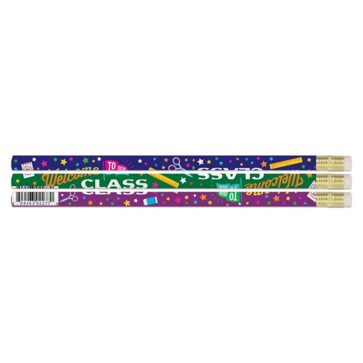 Musgrave Pencil Company Welcome To Our Class Motivational Pencils, 12 Per Pack, 12 Packs