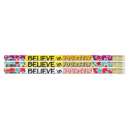 Musgrave Pencil Company Believe In Yourself Motivational Pencil, Pack of 144