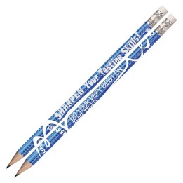 Musgrave Pencil Company Sharpen Your Testing Skills Motivational Pencils, Pack of 12