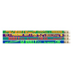 Musgrave Pencil Company No Bullying Motivational Pencils, 12 Per Pack, 12 Packs