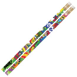 Musgrave Pencil Company Super-Duper Heroes Motivational Pencil, Pack of 12