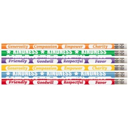 Musgrave Pencil Company Kindness Kounts Motivational Pencil, 12 Per Pack, 12 Packs