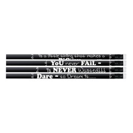 Musgrave Pencil Company Chalkboard Talk Motivational Pencil, Pack of 12