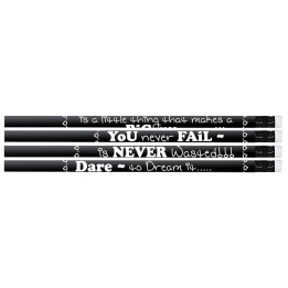 Musgrave Pencil Company Chalkboard Talk Motivational Pencil, Pack of 144