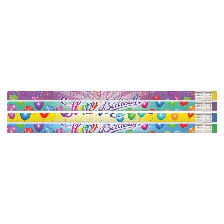 Musgrave Pencil Company Happy Birthday Rainbow Pencil, Box of 144