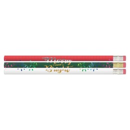 Musgrave Pencil Company Merry & Bright Pencil, 12 Per Pack, 12 Packs