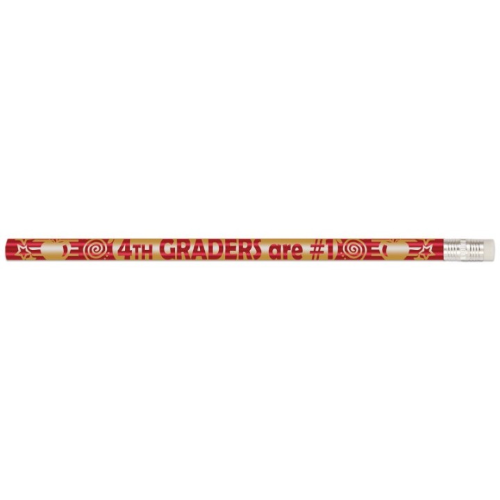 Musgrave Pencil Company 4th Graders Are #1 Pencils, Pack of 12