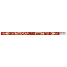 Musgrave Pencil Company 4th Graders Are #1 Pencils, 12 Per Pack, 12 Packs