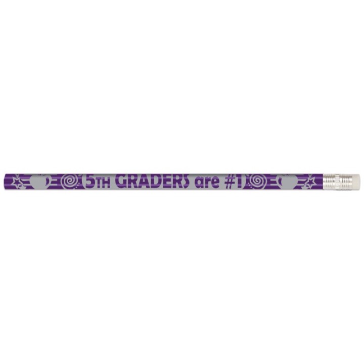 Musgrave Pencil Company 5th Graders Are #1 Pencils, 12 Per Pack, 12 Packs