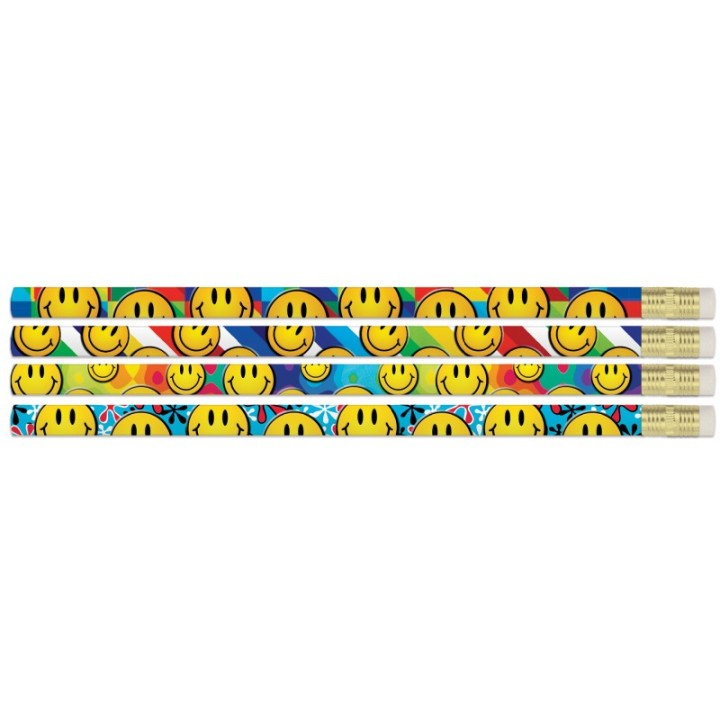 Musgrave Pencil Company Smiley Sensations Pencils, 12 Per Pack, 12 Packs