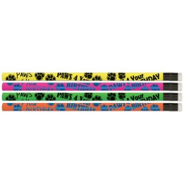Musgrave Pencil Company Paws 4 Your Birthday Pencils, Pack of 12