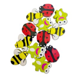 Musgrave Pencil Company Lil Critters Pencil Topper Erasers, Pack of 12
