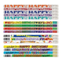 Musgrave Pencil Company Teacher Birthday Pencils Assortment, Pack of 144