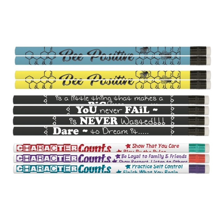 Musgrave Pencil Company Teacher Character Pencils Assortment, Pack of 144