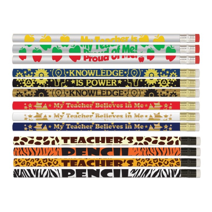 Musgrave Pencil Company Teacher Rewards Pencils Assortment, Pack of 144