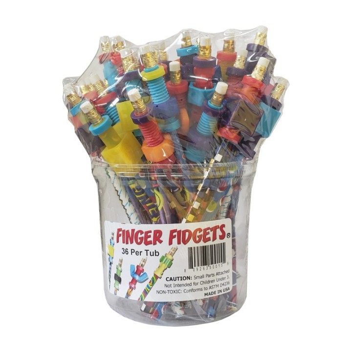 Musgrave Pencil Company Finger Fidget, Tub of 36