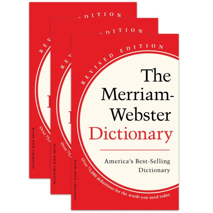 Merriam-Webster The Merriam-Webster Dictionary, Pack of 3