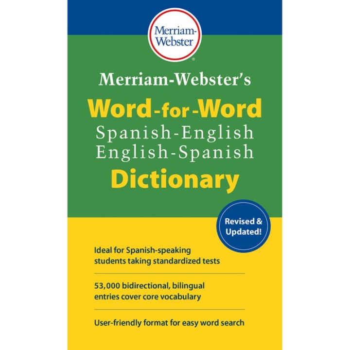 Merriam-Webster Merriam-Webster's Word-for-Word Spanish-English Dictionary