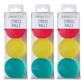 Sensory Genius Stress Balls, 3 Per Pack, 3 Packs