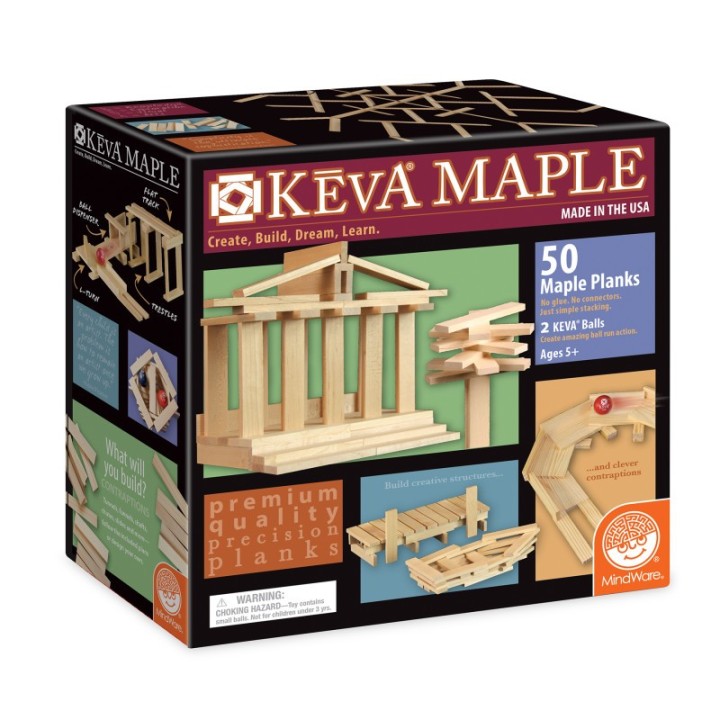 KEVA® Maple Plank Set, 50 Plank Set