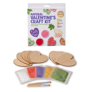 Natural Earth Paint Natural Valentine's Craft Kit