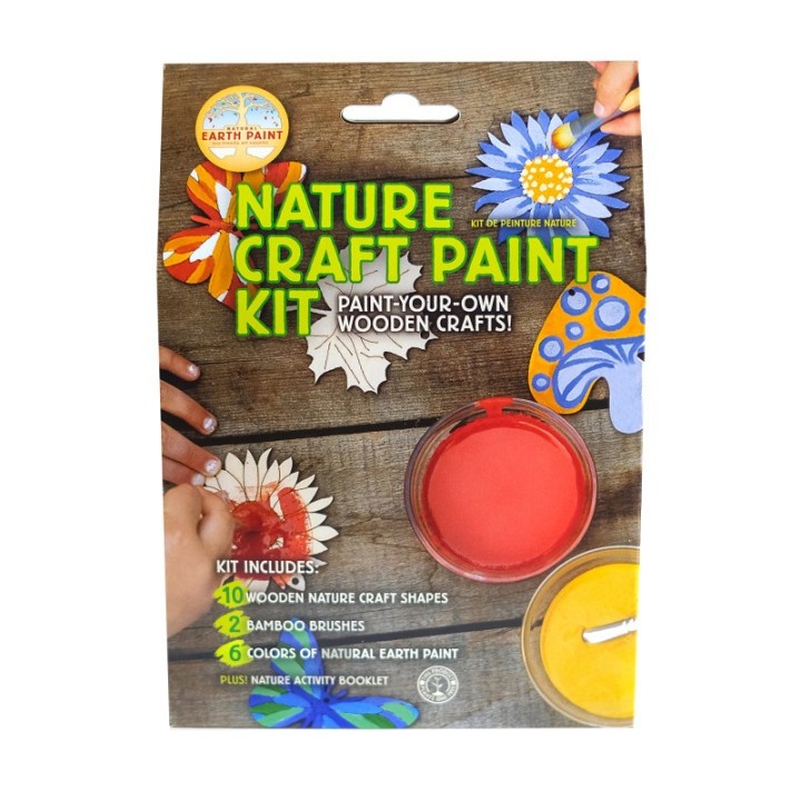 Natural Earth Paint Nature Wooden Craft Paint Kit