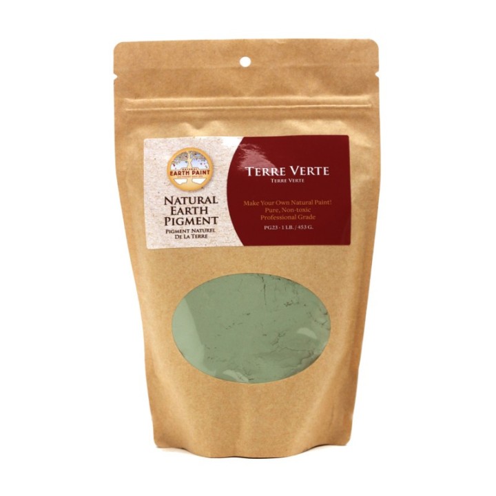 Natural Earth Paint Earth & Mineral Pigments, Terre Verte, 1 lb