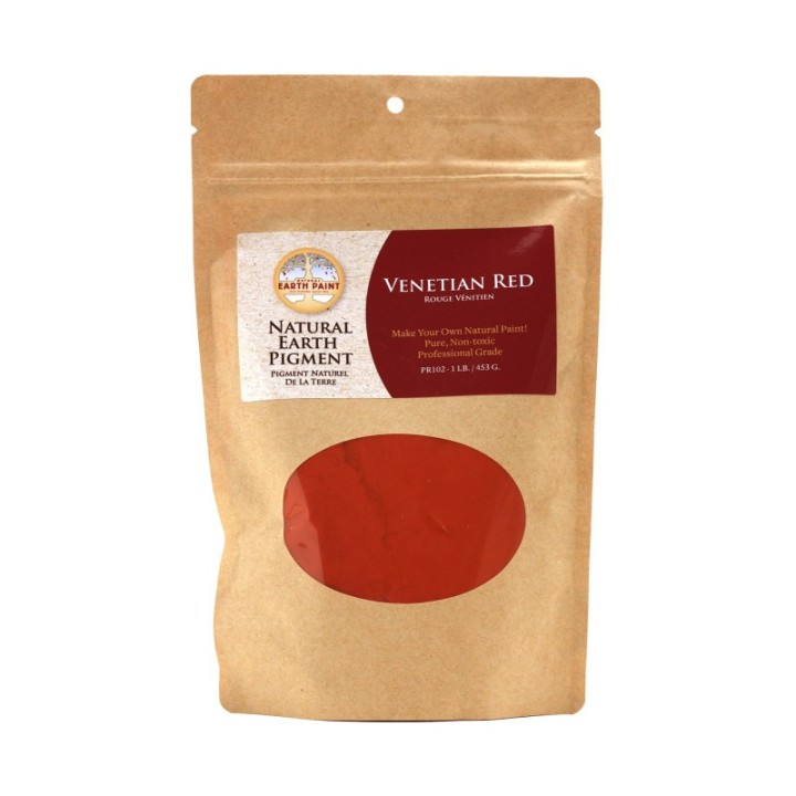 Natural Earth Paint Earth & Mineral Pigments, Venetian Red, 1 lb