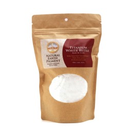Natural Earth Paint Earth & Mineral Pigments, Titanium White Rutile, 1 lb