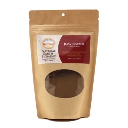 Natural Earth Paint Earth & Mineral Pigments, Raw Umber, 1 lb
