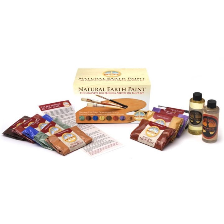 Natural Earth Paint The Complete Eco-Friendly Oil Paint Kit