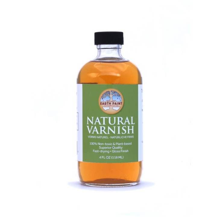 Natural Earth Paint Natural Varnish, 4 oz