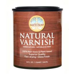 Natural Earth Paint Natural Varnish, 32 oz