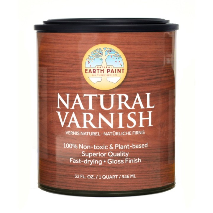 Natural Earth Paint Natural Varnish, 32 oz