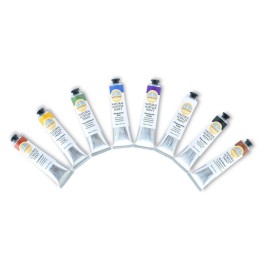 Natural Earth Paint Natural Acrylik Paint, Heavy Body, Earth Colors, 2 oz, Set of 8